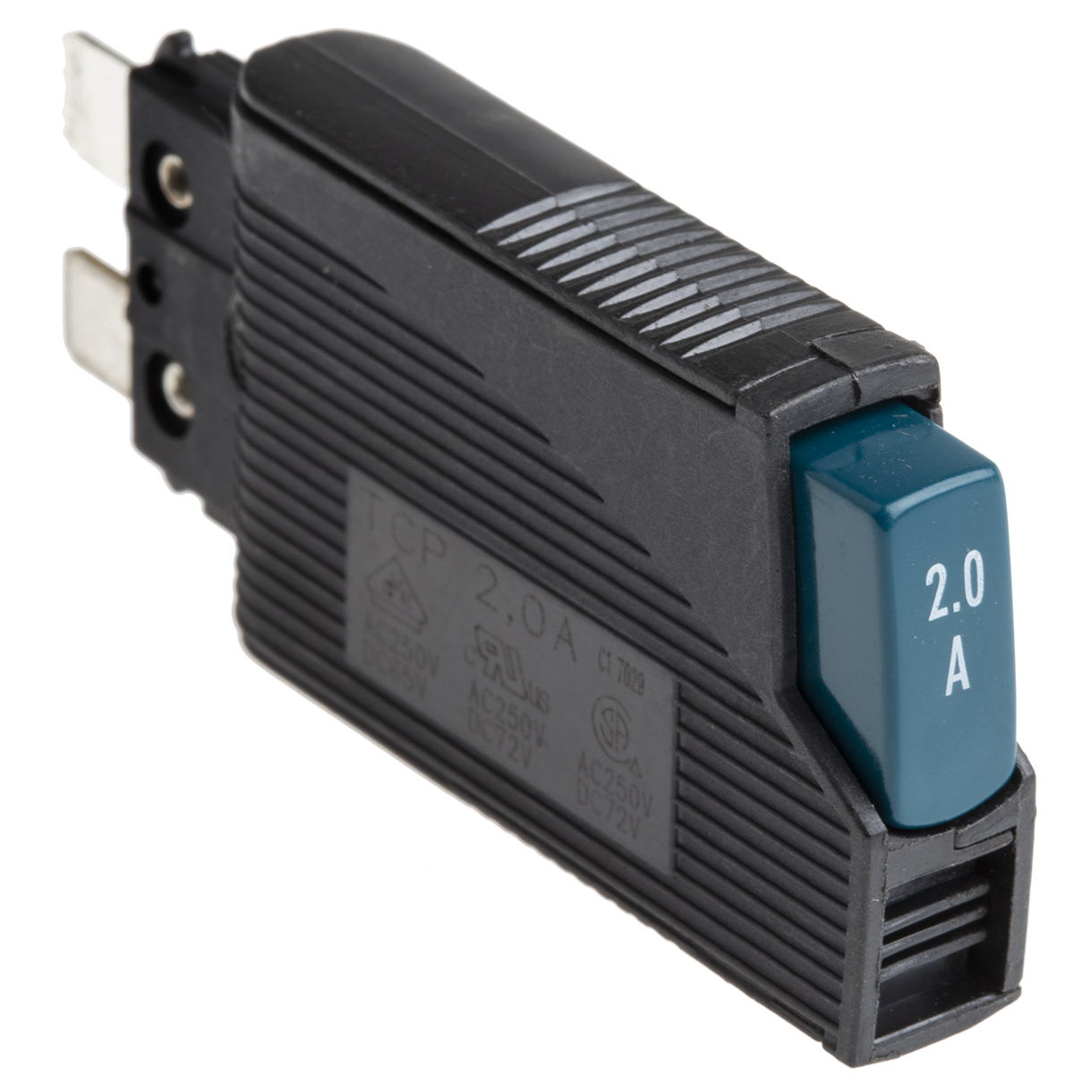 Phoenix Contact Thermal Circuit Breaker - TCP 2A  Single Pole 65 V dc, 250V ac Voltage Rating On Base Element, 2A
