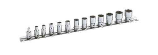 SAM 13-Piece Metric 1/4 in Standard Socket Set, 6 point