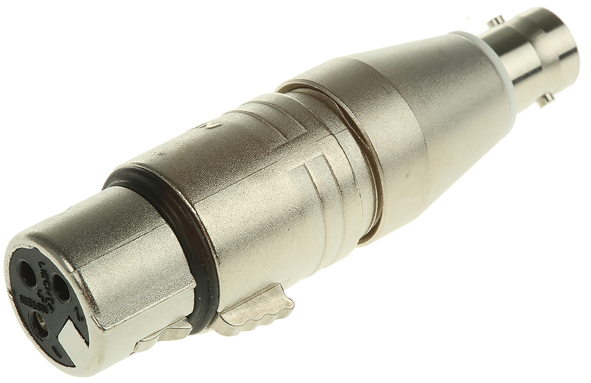 Neutrik Adapter, Female BNC to Female XLR