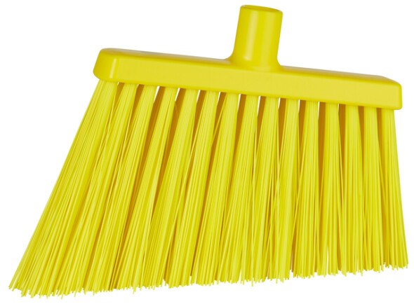 Vikan Broom, Yellow With Polyester, Polypropylene, Stainless Steel Bristles for Food Industry, Wet Floors