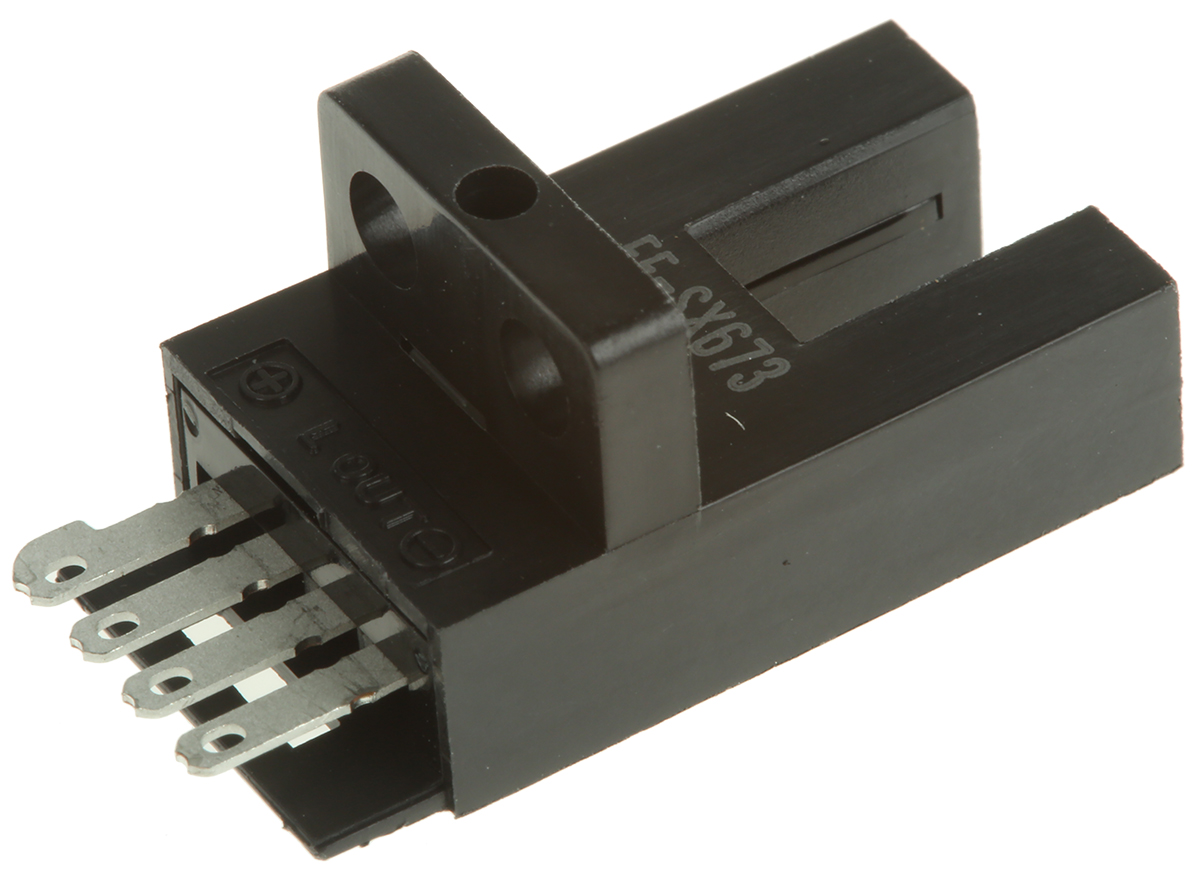 Omron Through Beam Photoelectric Sensor, Fork Sensor, 5 mm Detection Range