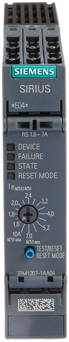 Siemens SIRIUS Advanced Motor Starter, 3 kW, 1.6 → 7 A