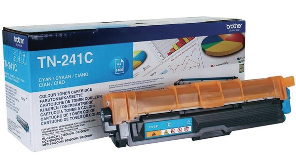 Brother TN-241C Cyan Toner, Brother Compatible