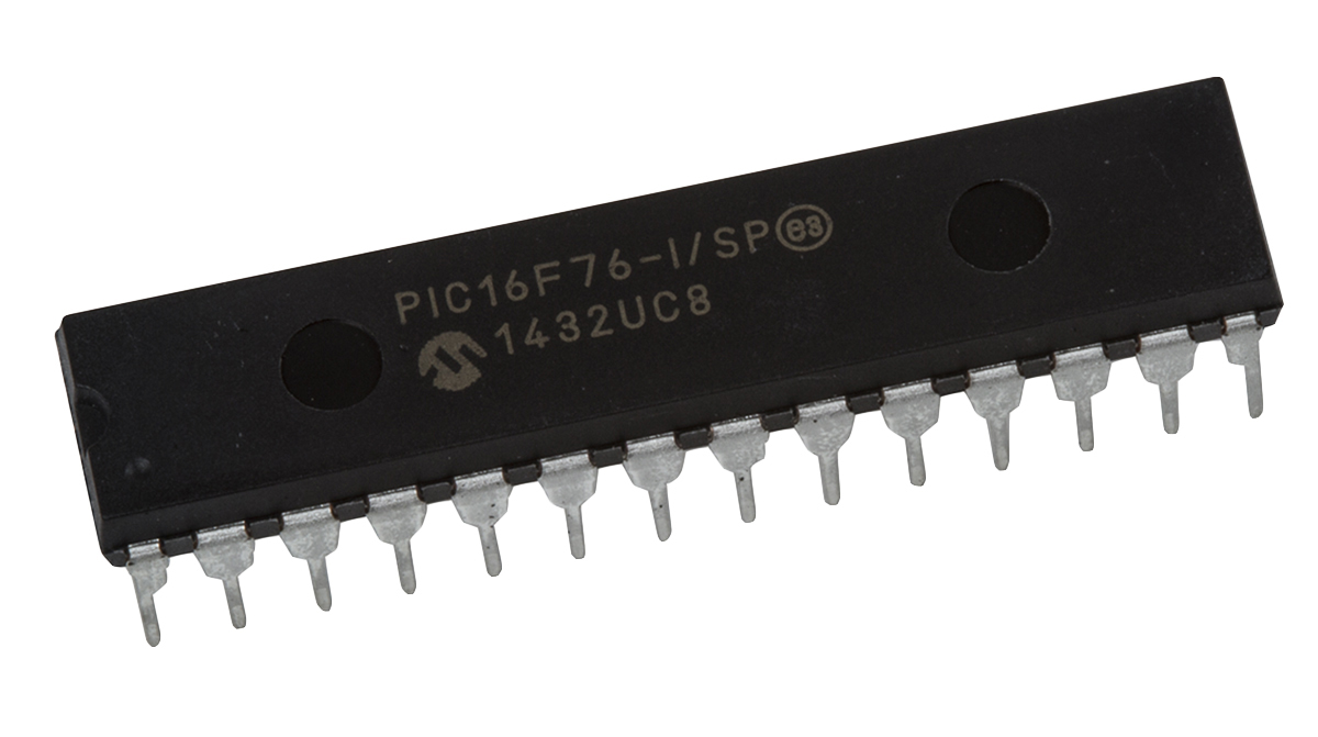 Microchip PIC16F76-I/SP, 8 bit PIC, PIC16F76 Microcontroller, 20 MHz, 14kB FLASH, 28-Pin SPDIP
