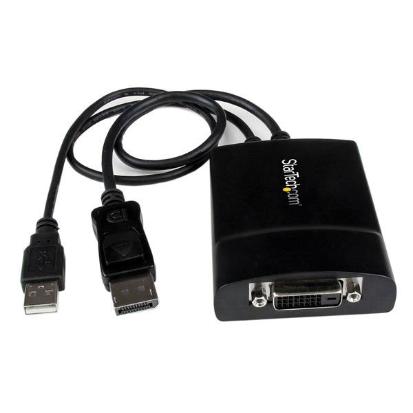 StarTech.com DisplayPort to DVI Adapter, 370mm Length - 2560 x 1600 Maximum Resolution