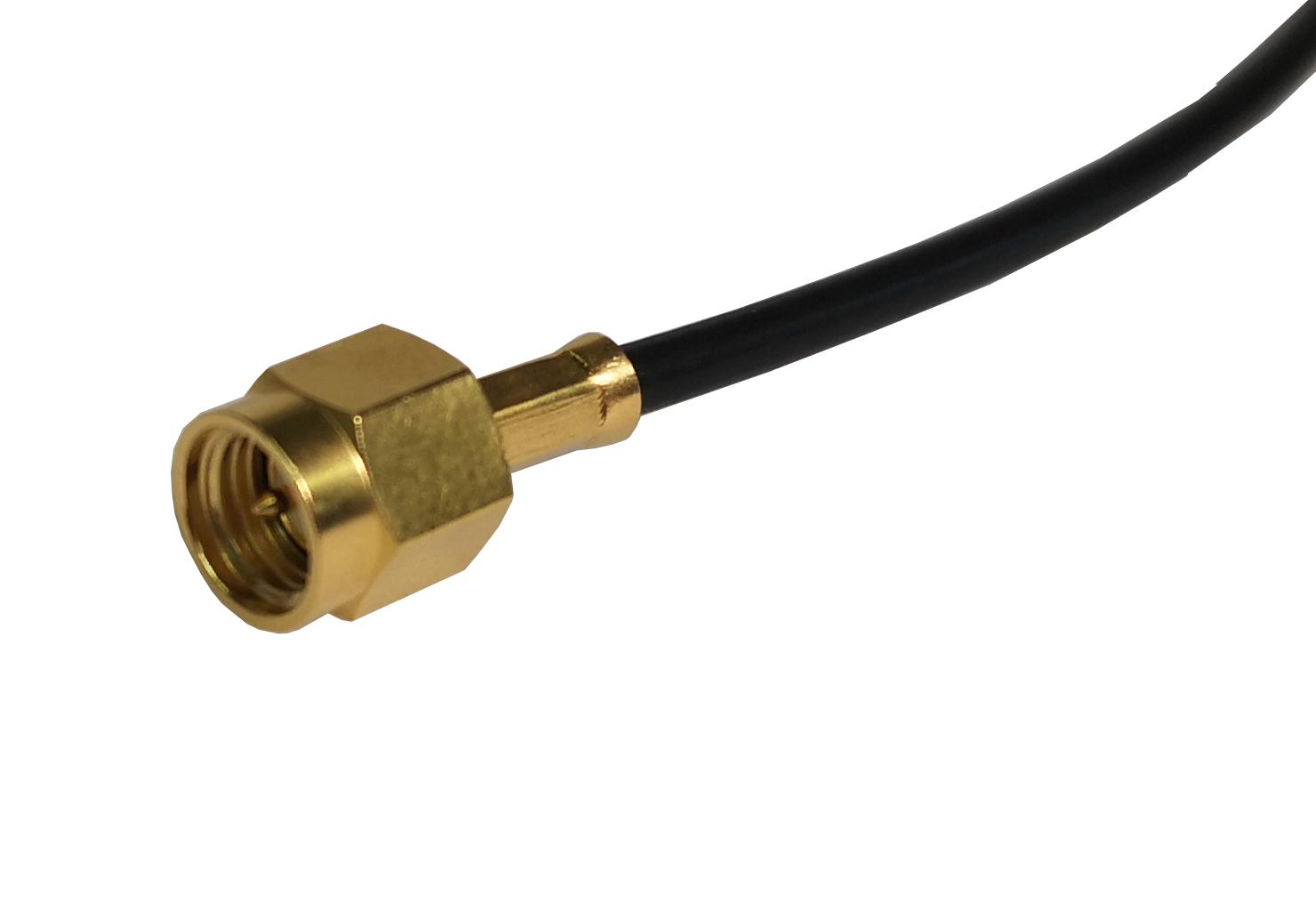 Huber+Suhner, Plug Cable SMA Connector, Crimp Termination, Straight Body