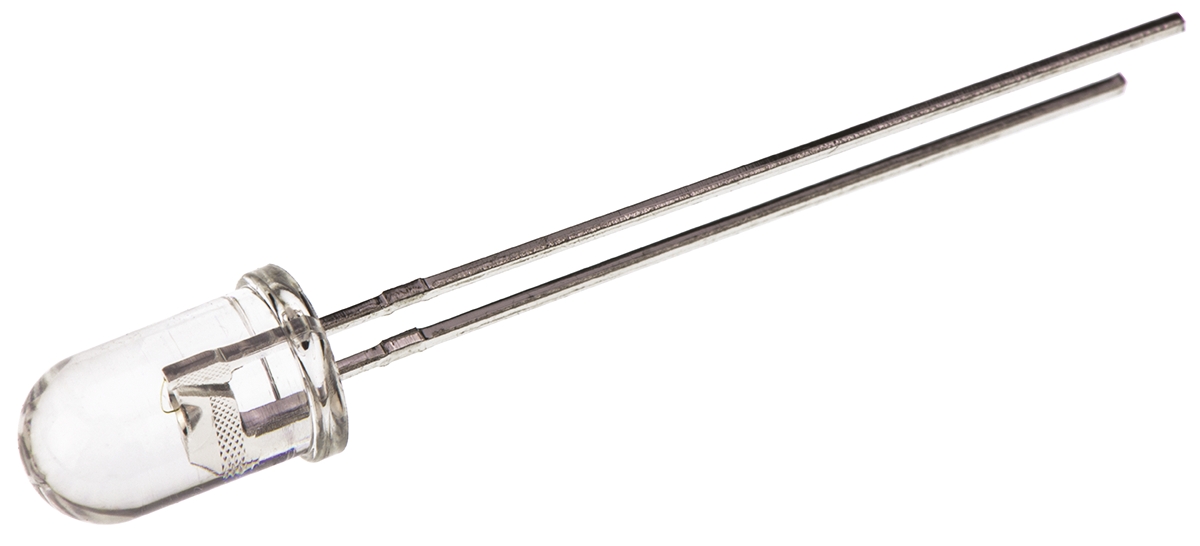 TSHG6410 Vishay, 850nm IR LED, 5mm (T-1 3/4) Through Hole package