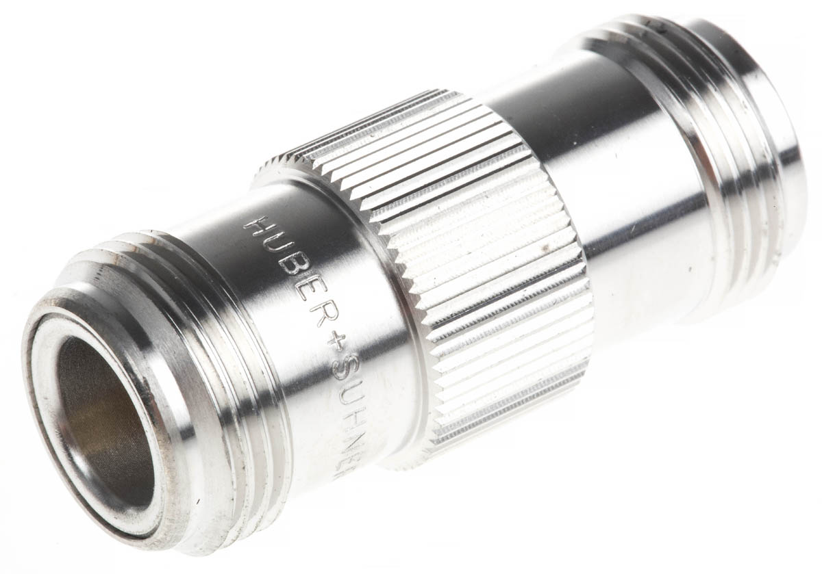 Huber+Suhner Straight 50Ω RF Adapter N Socket to N Socket 12.4GHz