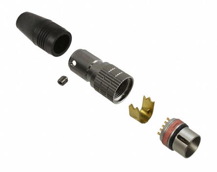 Hirose Circular Connector, 20 Contacts, Cable, Micro Connector, Plug, Male, HR25 Series