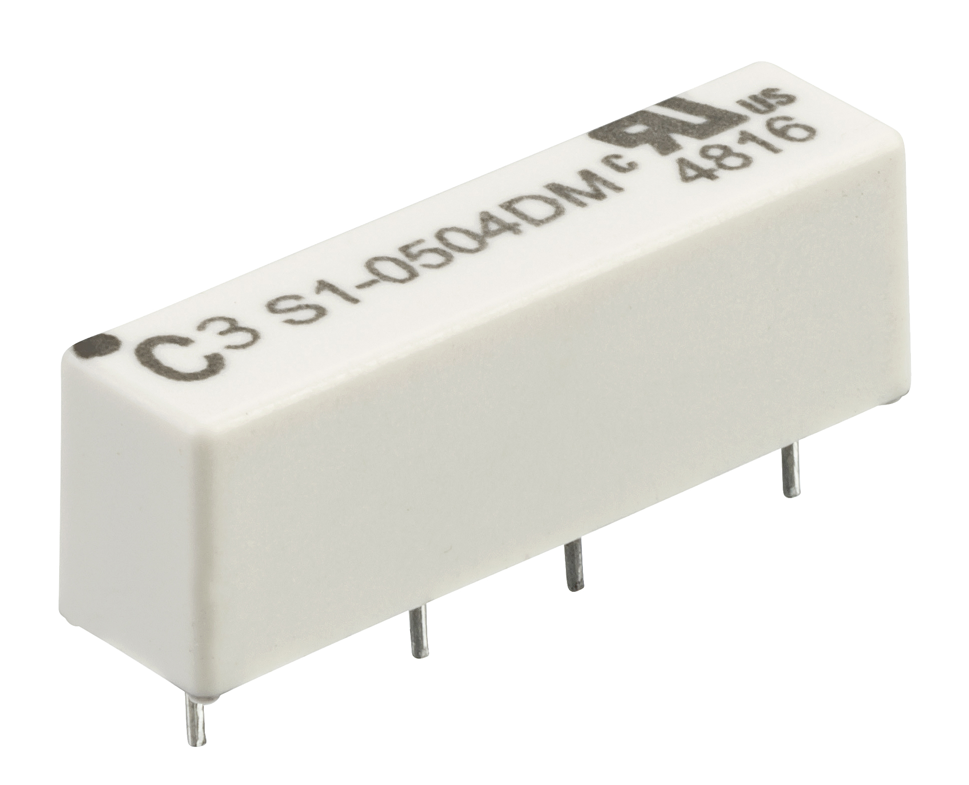 Sensata Cynergy3 PCB Mount Reed Relay, 12V dc Coil, SPST, 350V Max, 1 A Max, 500Ω