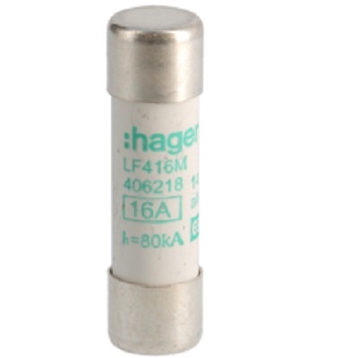 Hager 16A Cartridge Fuse, 14 x 51mm