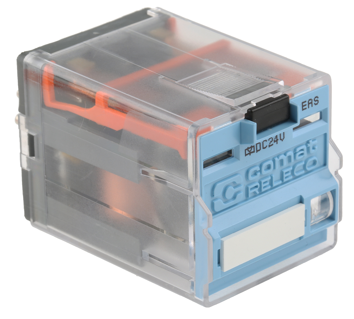 Releco Plug In Latching Power Relay, 24V dc Coil, 10A Switching Current, DPDT