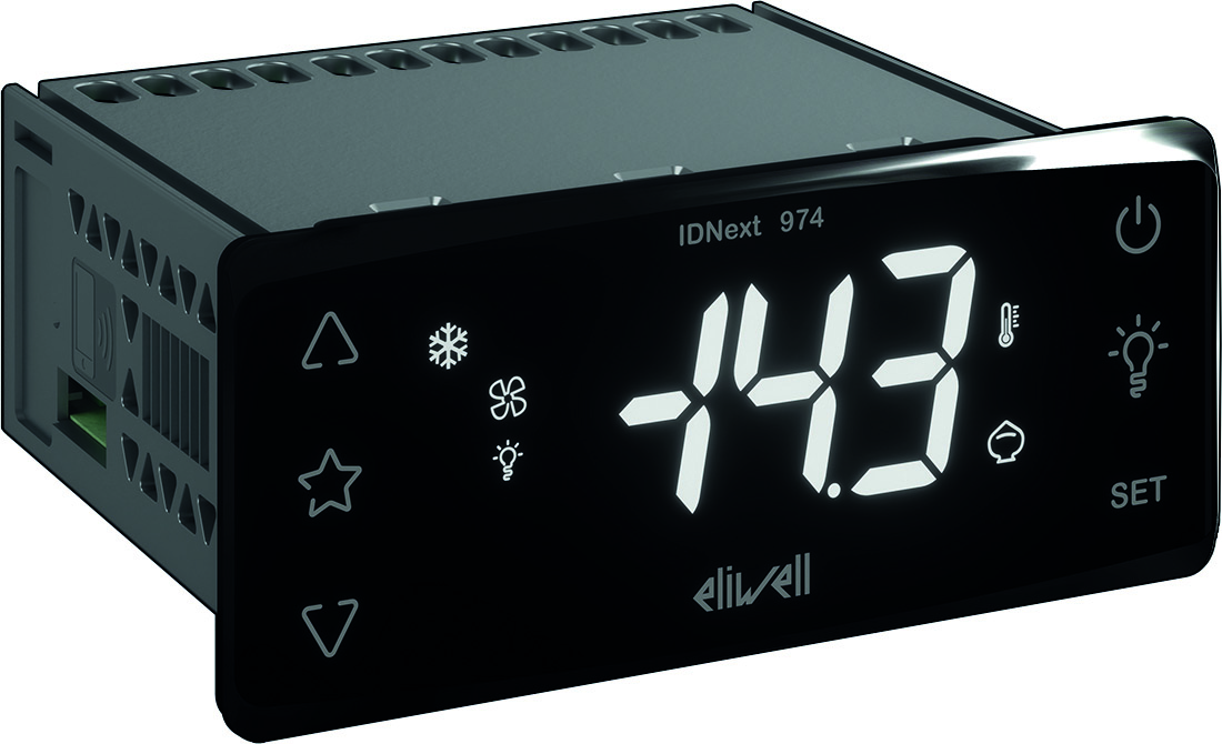 Eliwell ID NEXT Panel Mount Controller, 80.5mm 3 Input, 3 Output Relay, 12 V Supply Voltage ON/OFF