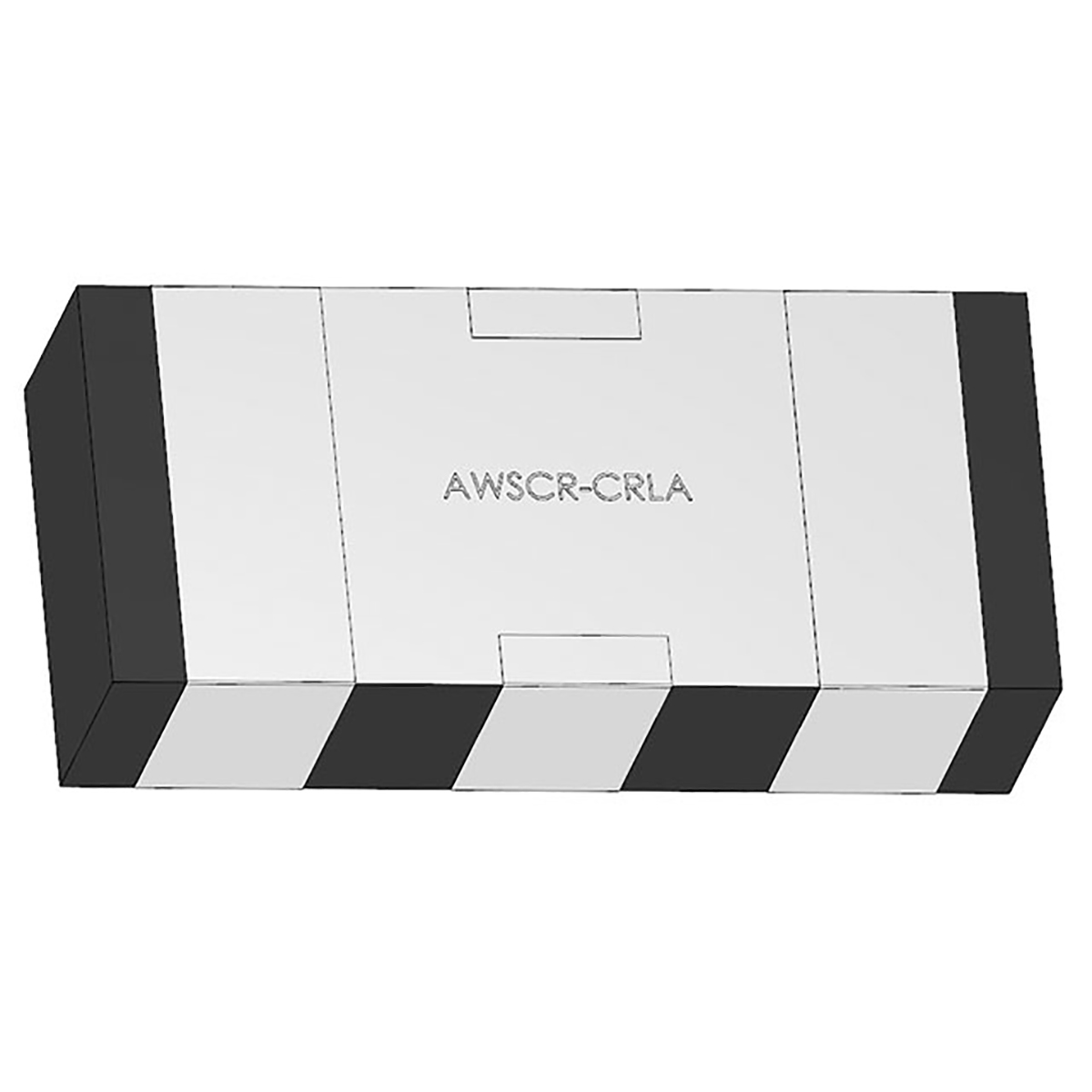 AWSCR-7.37CRLA-C15-T3, Ceramic Resonator, 7.37MHz 15pF, 3-Pin, 4.5 x 2 x 1.2mm