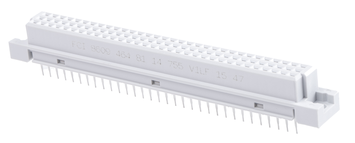 Amphenol Communications Solutions 64 Way 2.54mm Pitch, Type C Class C2, 2 Row, Straight DIN 41612 Connector, Socket
