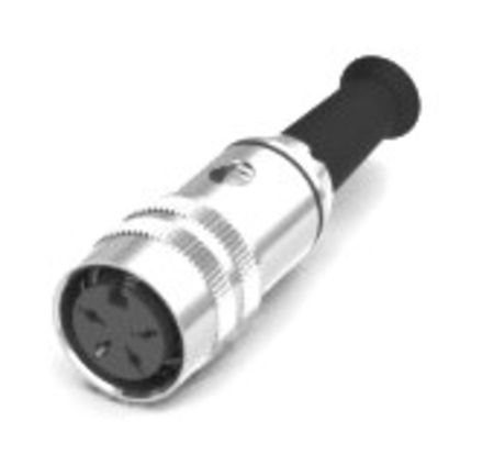 RS PRO 4 Pole M16 Din, 4A, 100 V IP40, Screw Lock, Female, Cable Mount