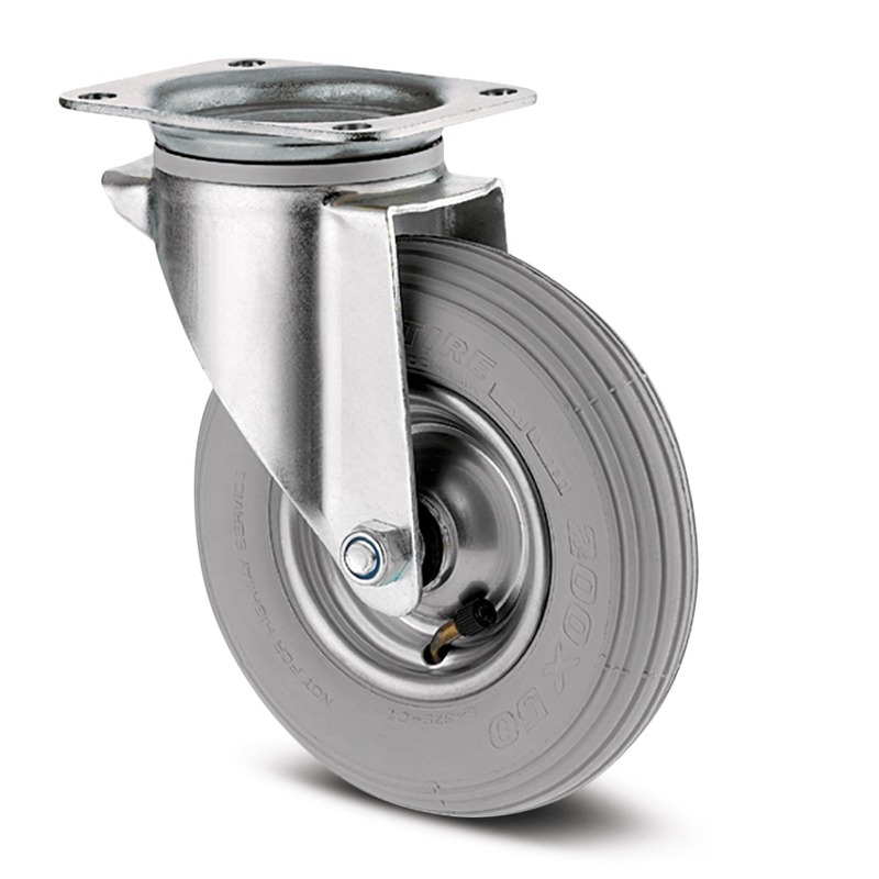 Tente Castor Wheel, 70kg Capacity, 200mm Wheel