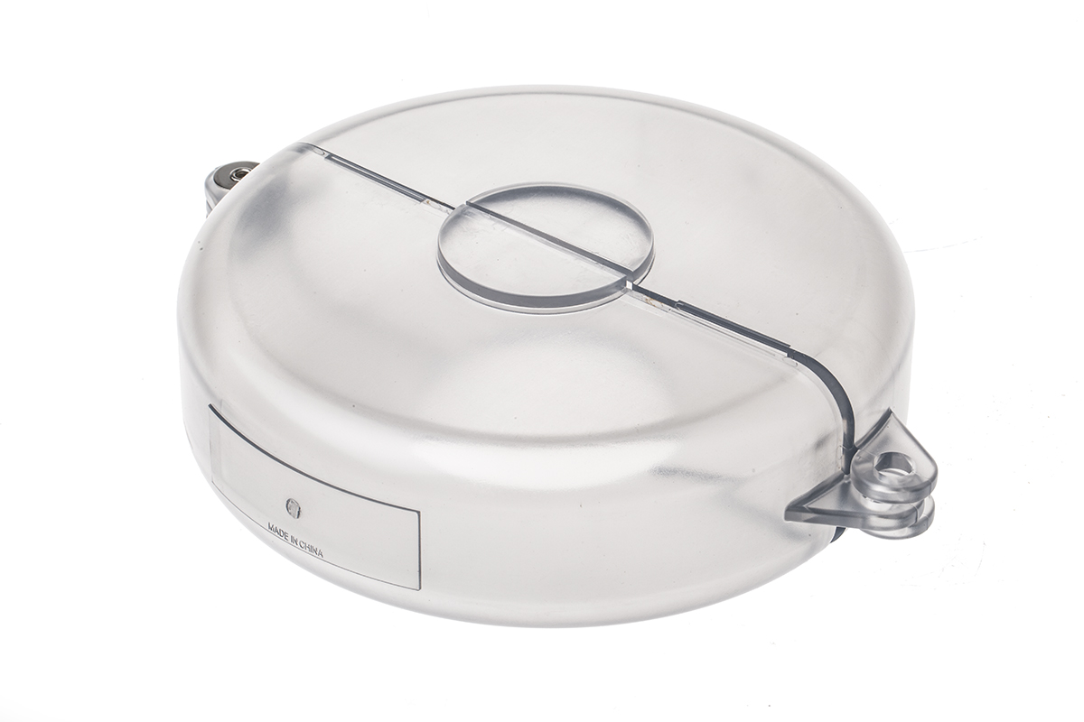 Brady Transparent 1-Lock Polycarbonate Gate Valve Lockout, 9.53mm Shackle, 127mm Attachment
