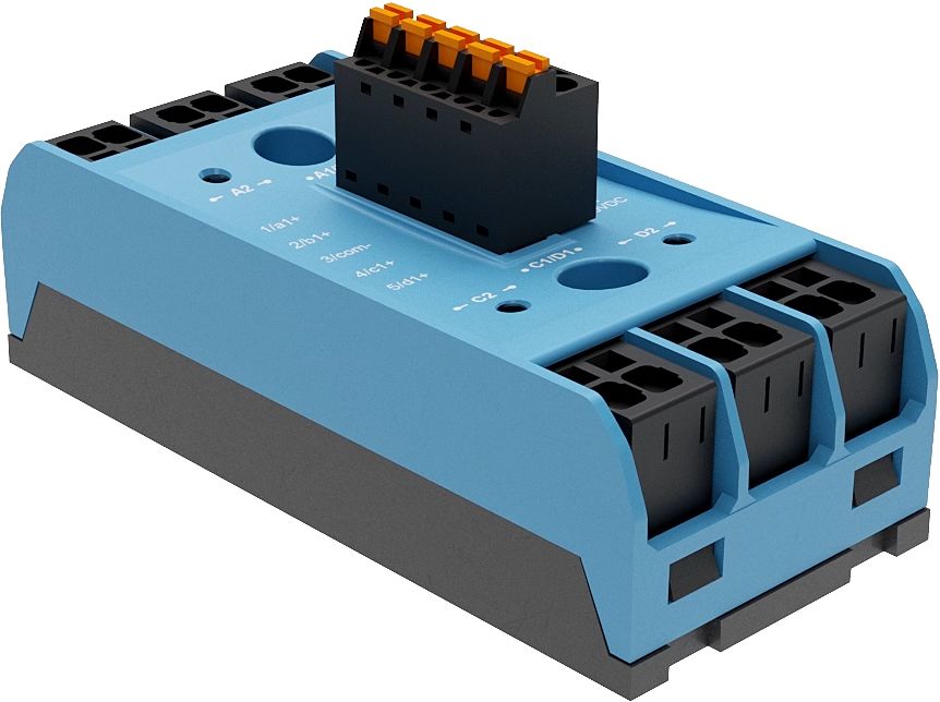 Celduc SMQR9 Series Solid State Relay, 25 A Load, Chassis Mount, 660 V ac Load, 30 Vdc Control