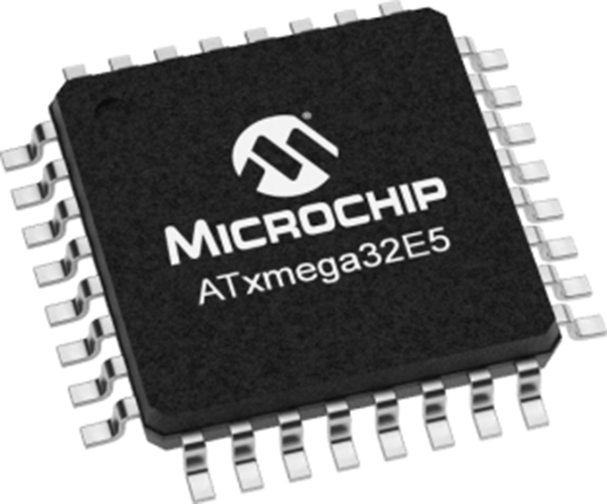 Microchip ATXMEGA32E5-AUR, 16 bit AVR, ATXMEGA32E5 Microcontroller, 32 MHz, 32kB FLASH, 32-Pin TQFP