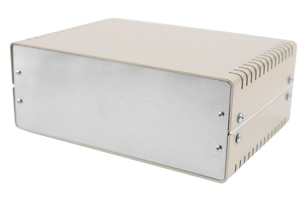 Hammond 1402 Grey Aluminium Instrument Case, 99 x 254 x 185mm