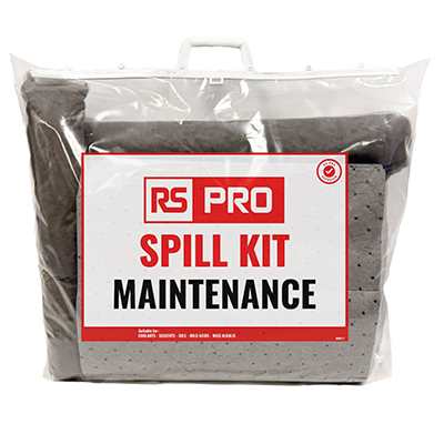 RS PRO 50L Acid Resistant, Alkali Resistant, Chemical Resistant Spill Kit