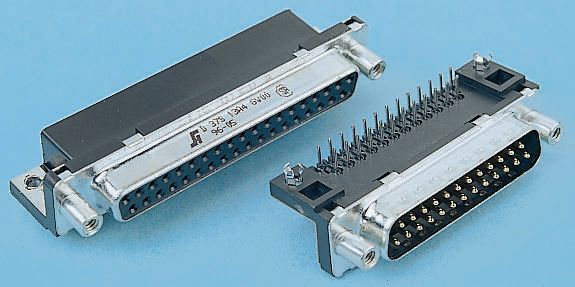 Amphenol Communications Solutions Delta D 37 Way Right Angle Through Hole D-sub Connector Plug, 2.76mm Pitch