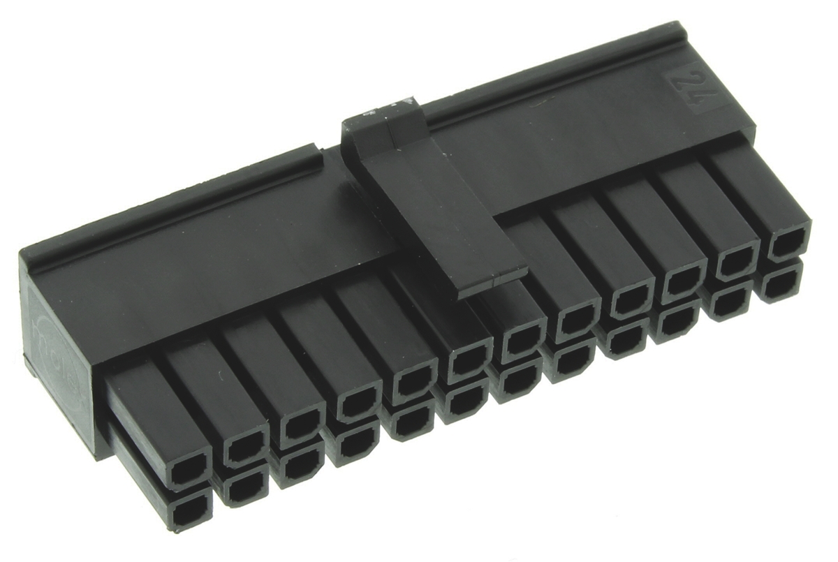 Molex, Micro-Fit 3.0 Female Connector Housing, 3mm Pitch, 24 Way, 2 Row