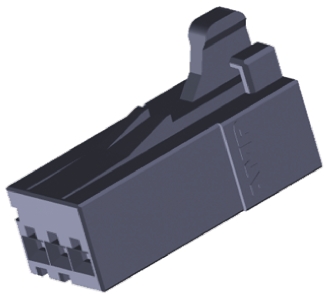 TE Connectivity, Dynamic 2000 Female Connector Housing, 2.5mm Pitch, 3 Way, 1 Row