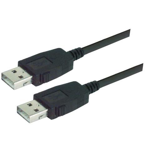 L-Com USB 2.0, Male USB A to Male USB A, 5m