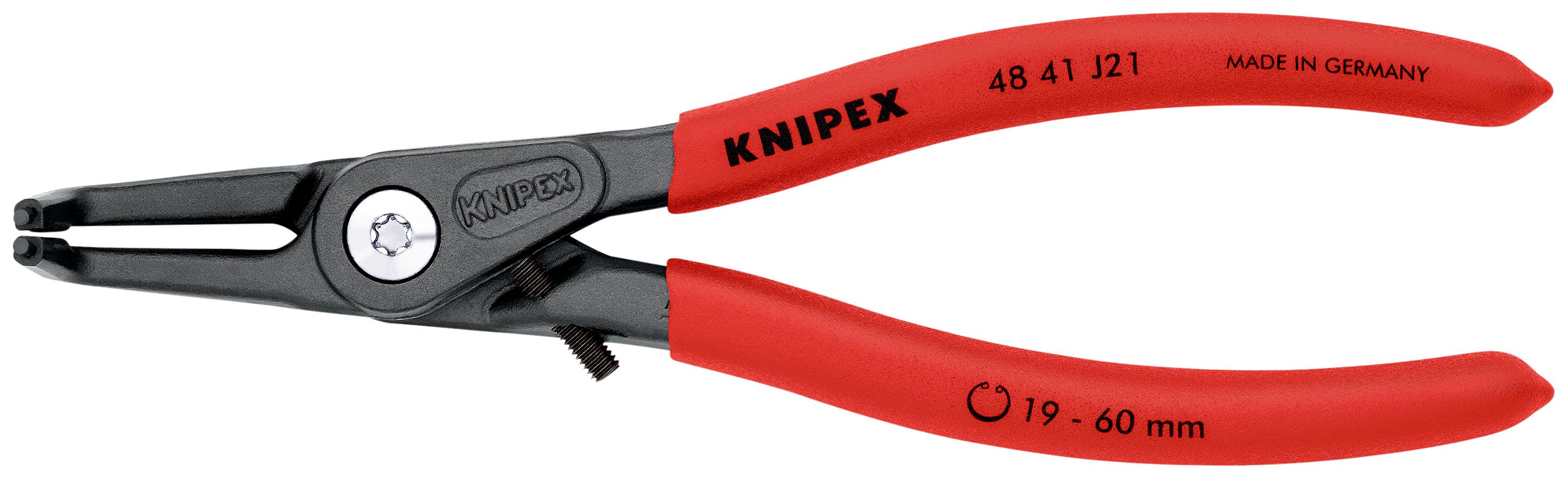 Knipex Circlip Pliers, 165 mm Overall, Angled Tip