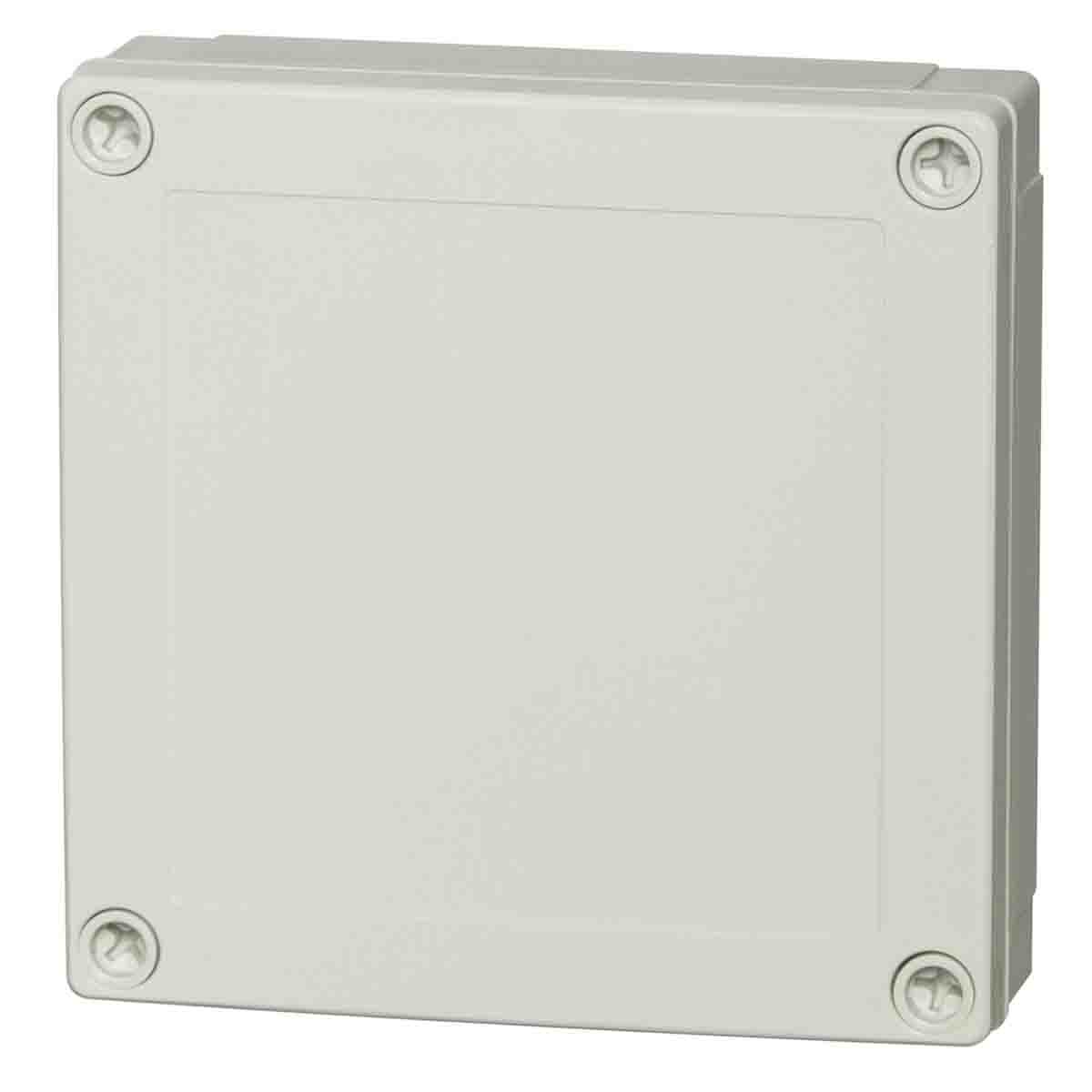 Fibox Grey Polycarbonate Enclosure, IP66, IP67, IK08, Grey Lid, 130 x 130 x 50mm