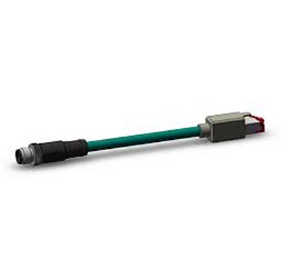 SMC EX Series Connecting Cable for Use with Communication System, RJ45, M12