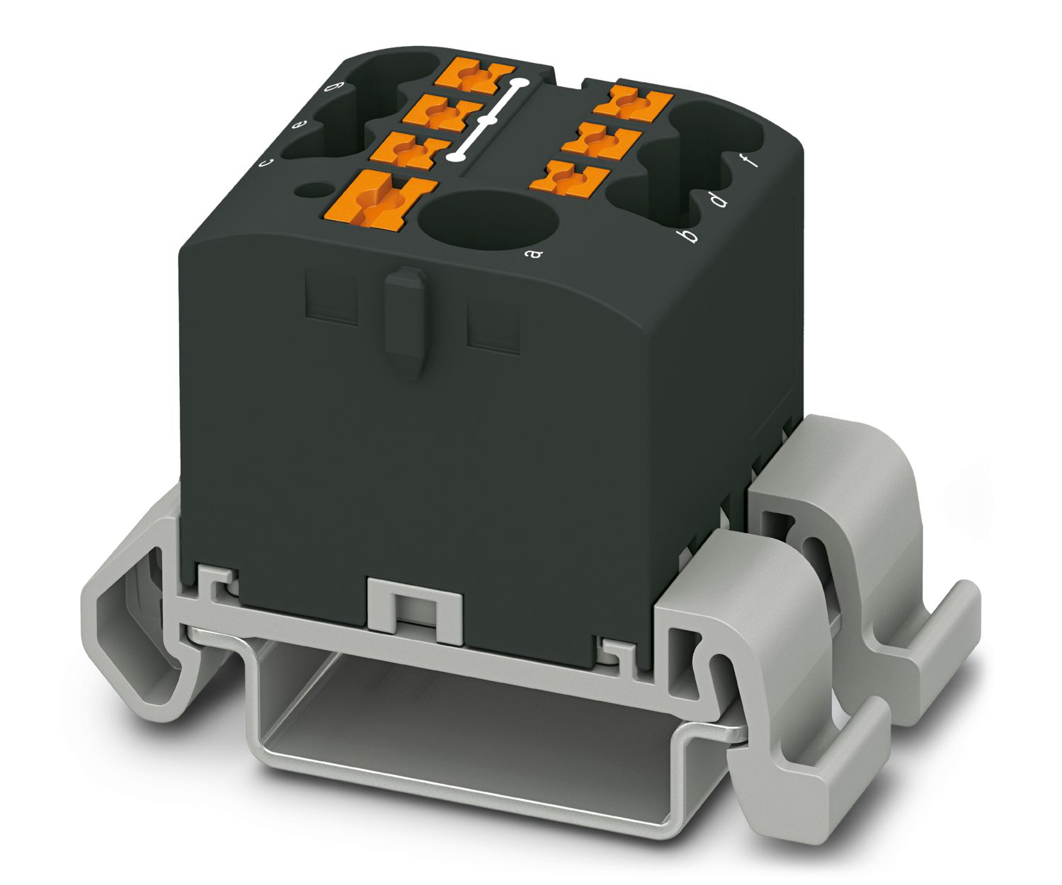 Phoenix Contact Distribution Block, 7 Way, 4mm², 24A, 690 V, Black