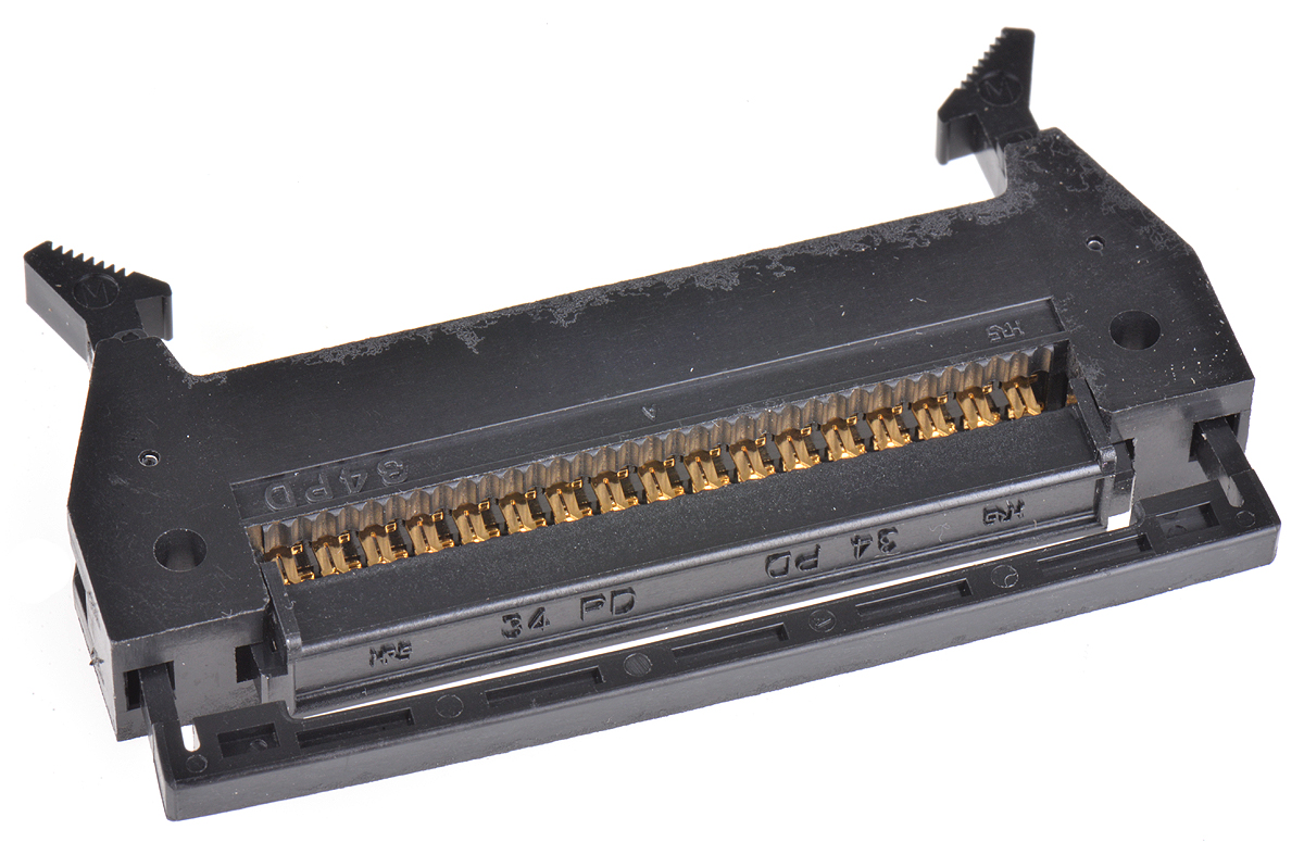 Hirose 34-Way IDC Connector Plug for Cable Mount, 2-Row