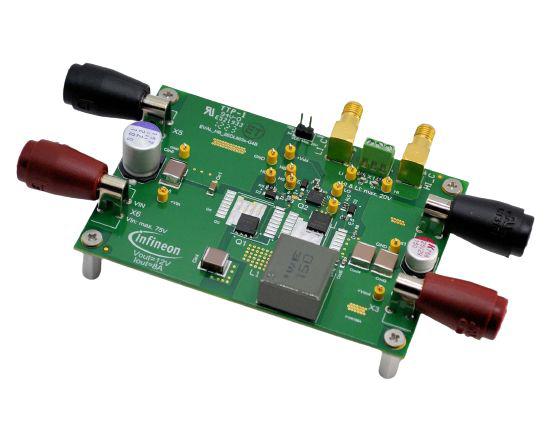 Infineon Half-Bridge Buck Converter Evaluation Board Using the Eicedriver 2EDL803x Motor Driver for Gate Driver IC for