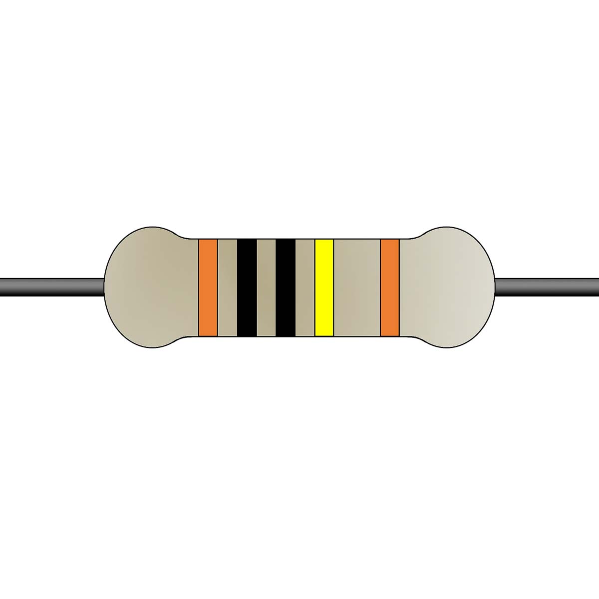 Yageo 1MΩ Metal Film Fixed Resistor 0.4W ±1% MF0204FTE52-1M