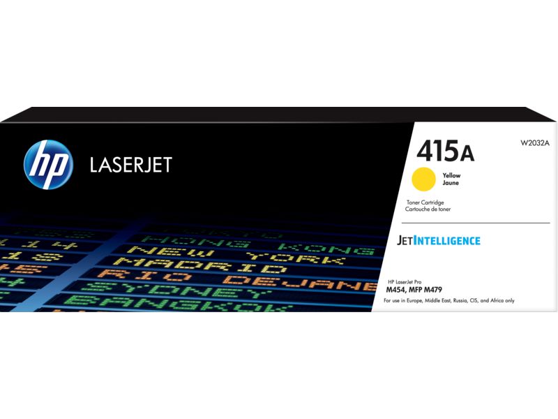 Hewlett Packard W2032A Yellow Toner Cartridge,  HP Compatible