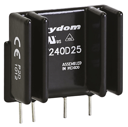 Sensata Crydom Solid State Relay, 25 A rms Load, PCB Mount, 530 V ac Load, 32 V Control