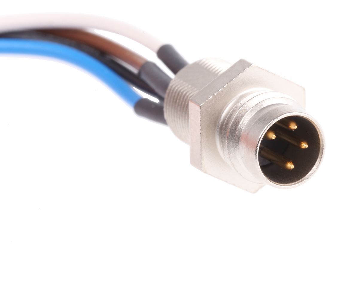 Lumberg Automation Male 34 way M8 to Female 34 way M8 Sensor Actuator Cable, 0.5 m