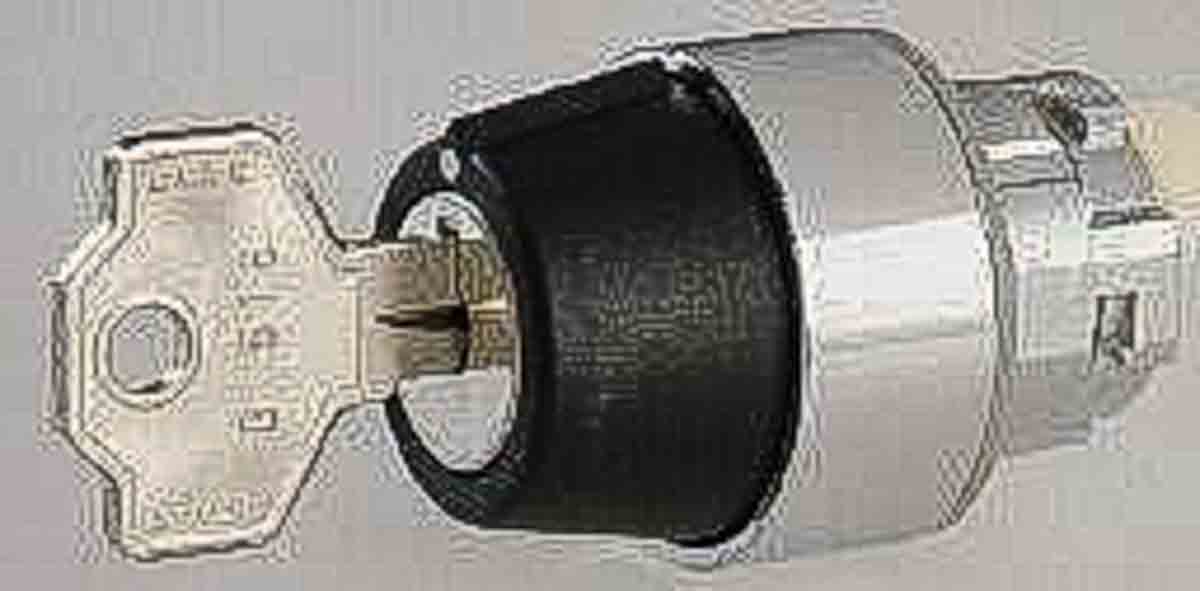 Lovato 8LM2T 3-position Key Switch Head, 22mm Cutout