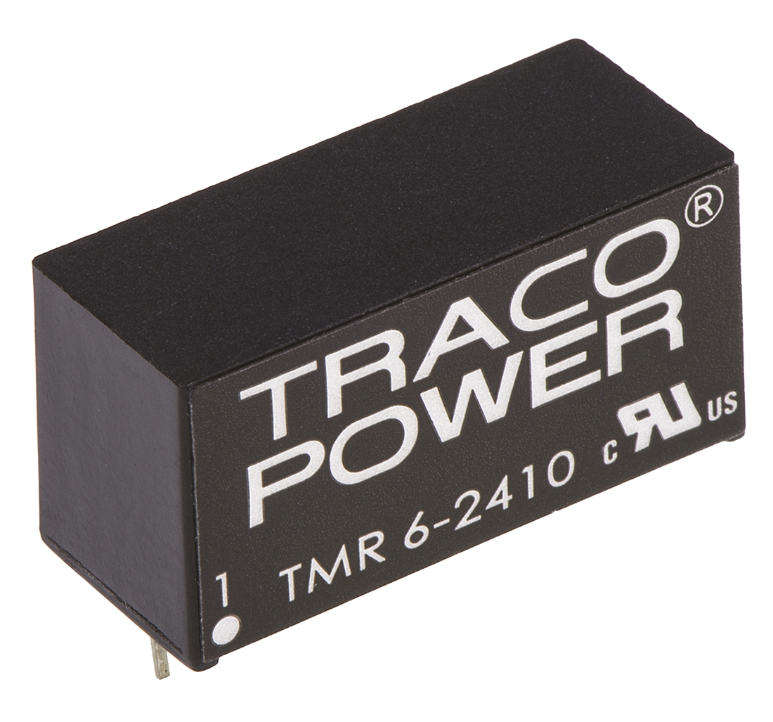 TRACOPOWER TMR 6 DC-DC Converter, 3.3V dc/ 1.3A Output, 18 → 36 V dc Input, 6W, Through Hole, +70°C Max Temp