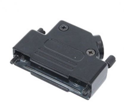 MH Connectors MHD45ZK-BK Series Zinc Angled D Sub Backshell, 25 Way, Strain Relief
