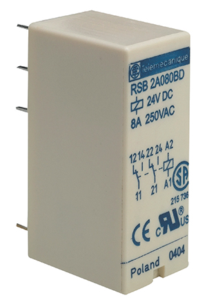 Schneider Electric Plug In Power Relay, 240V ac Coil, 12A Switching Current, SPDT