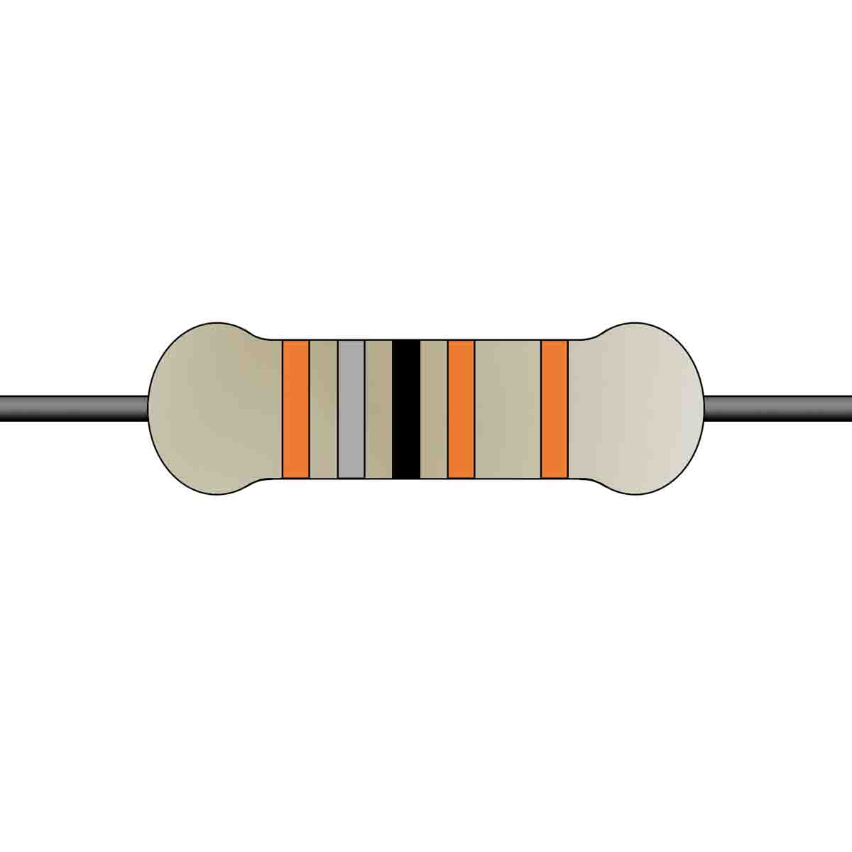 Yageo 1.8kΩ Metal Film Fixed Resistor 0.25W ±1% MFR-25FTE52-1K8
