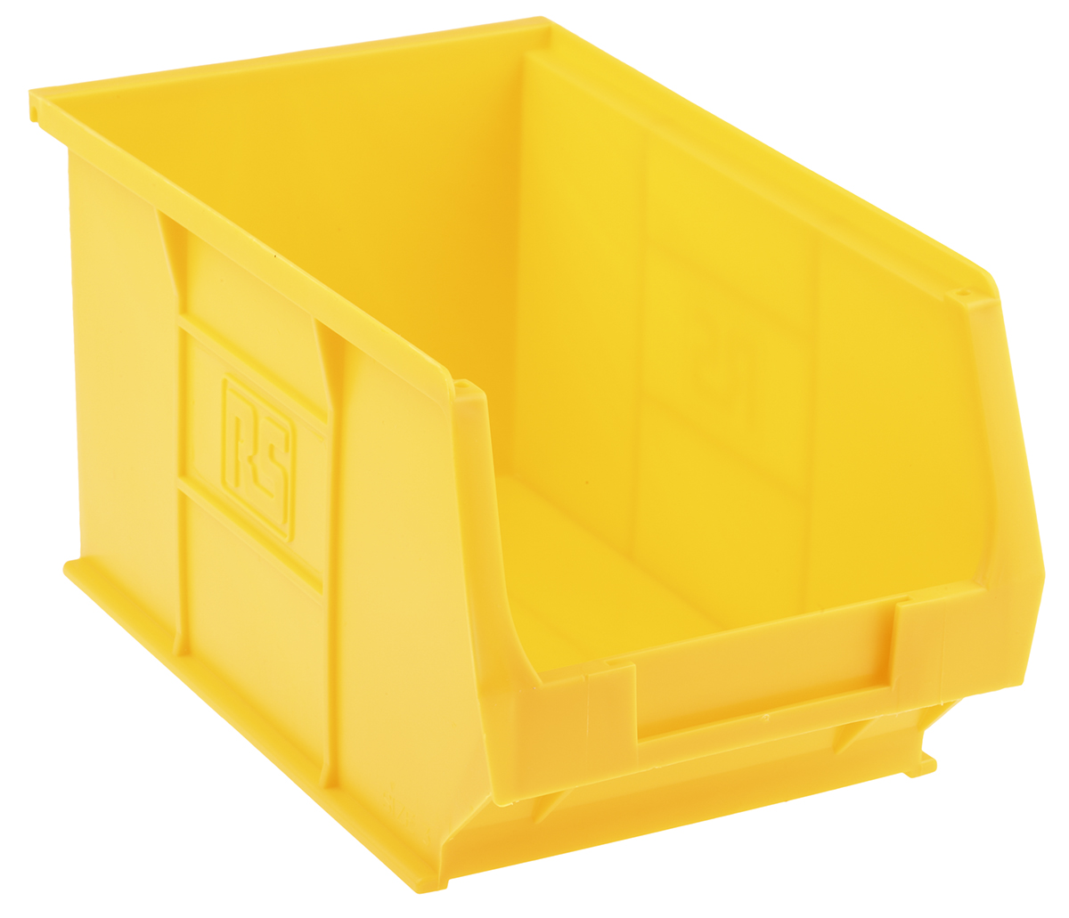 RS PRO PP Storage Bin, 240mm x 150mm x 130mm, Yellow
