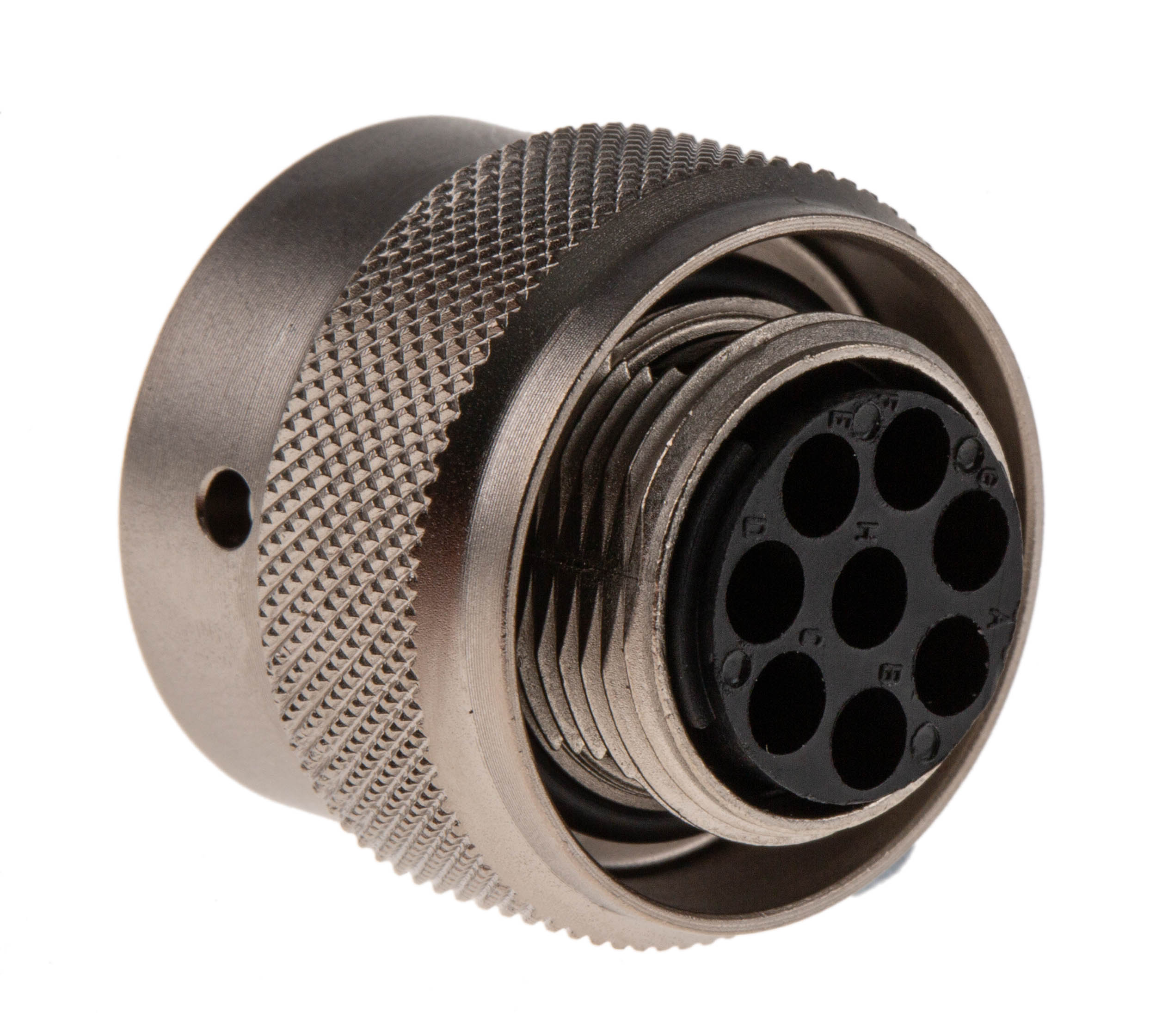 Souriau Sunbank by Eaton, UTO 8 Way Cable Mount MIL Spec Circular Connector Receptacle, Socket Contacts,Shell Size 12