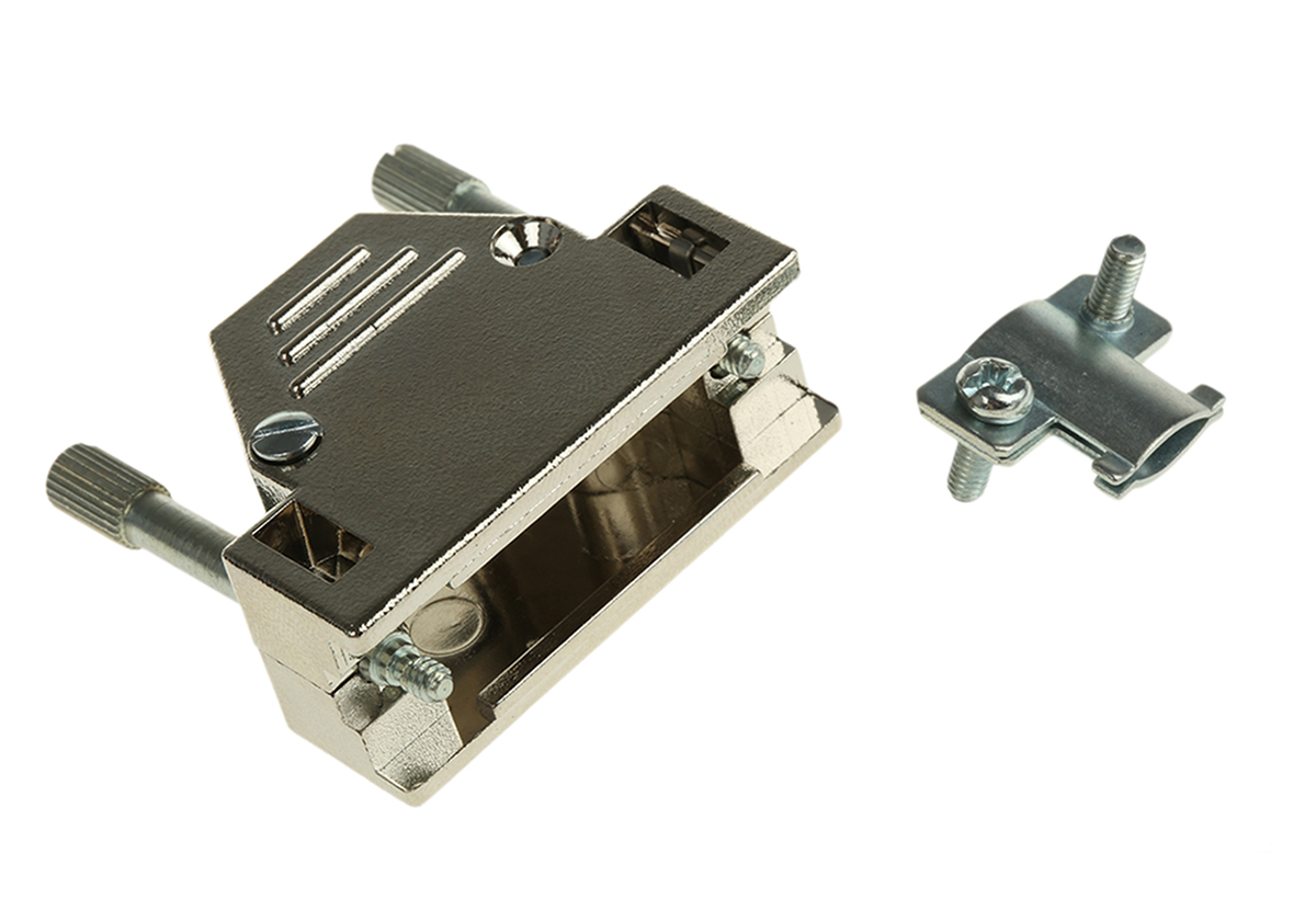 MH Connectors MHED Series ABS D Sub Backshell, 15 Way, Strain Relief