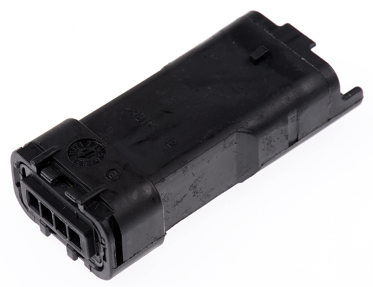 Delphi, 211PL Female Connector Housing, 3.33mm Pitch, 4 Way, 1 Row
