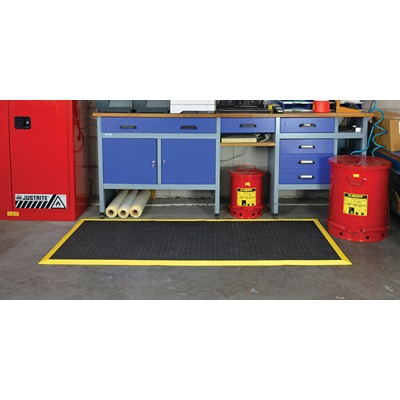 Notrax 489S 100% Nitrile Rubber Anti-Fatigue Mat, 2.1m x 91cm x 12.7mm